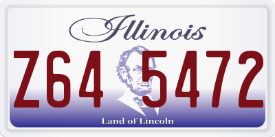 IL license plate Z645472