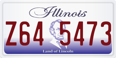 IL license plate Z645473