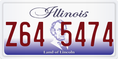 IL license plate Z645474