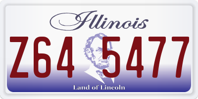 IL license plate Z645477