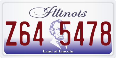 IL license plate Z645478