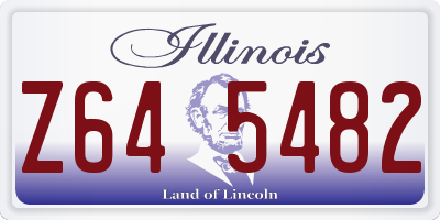 IL license plate Z645482