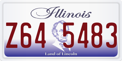 IL license plate Z645483