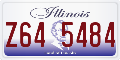 IL license plate Z645484