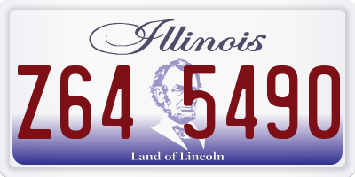 IL license plate Z645490