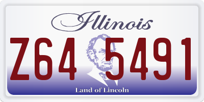 IL license plate Z645491