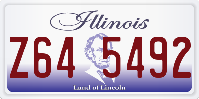IL license plate Z645492