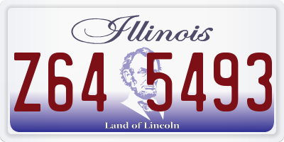 IL license plate Z645493