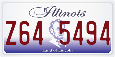 IL license plate Z645494