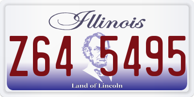 IL license plate Z645495