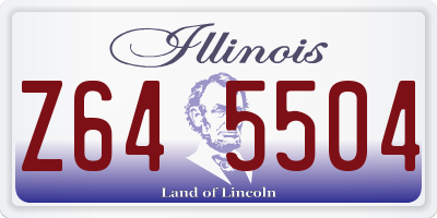 IL license plate Z645504