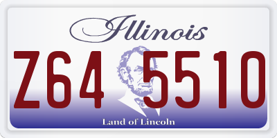 IL license plate Z645510