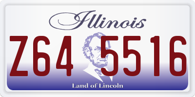 IL license plate Z645516