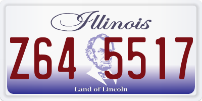 IL license plate Z645517
