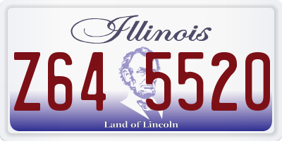IL license plate Z645520
