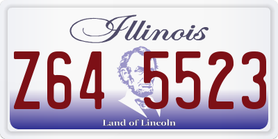 IL license plate Z645523