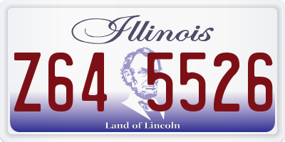 IL license plate Z645526