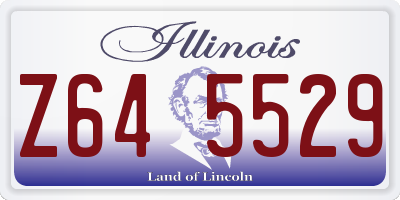 IL license plate Z645529