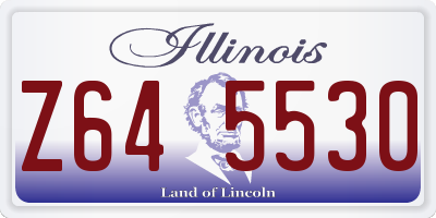 IL license plate Z645530
