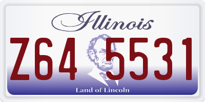 IL license plate Z645531
