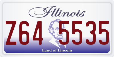IL license plate Z645535