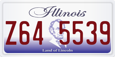 IL license plate Z645539