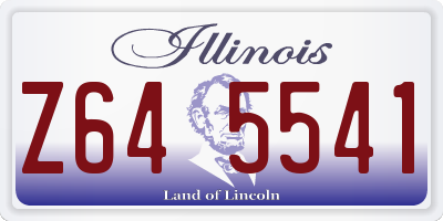 IL license plate Z645541