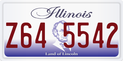 IL license plate Z645542