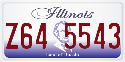 IL license plate Z645543