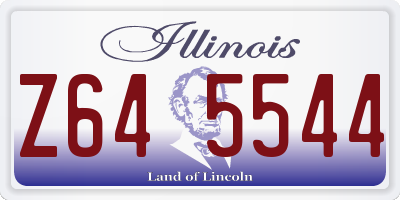 IL license plate Z645544
