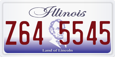 IL license plate Z645545