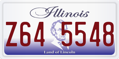 IL license plate Z645548
