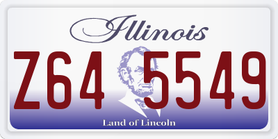 IL license plate Z645549