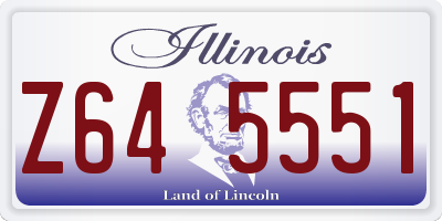 IL license plate Z645551