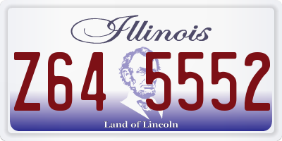 IL license plate Z645552