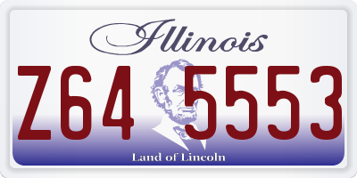 IL license plate Z645553