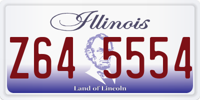 IL license plate Z645554