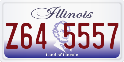 IL license plate Z645557
