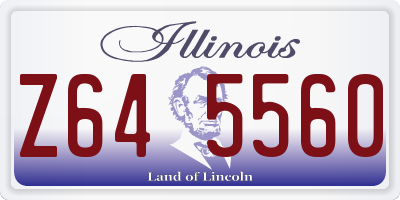 IL license plate Z645560