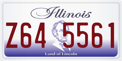 IL license plate Z645561