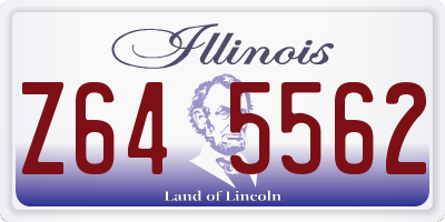 IL license plate Z645562