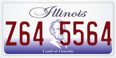 IL license plate Z645564