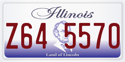 IL license plate Z645570