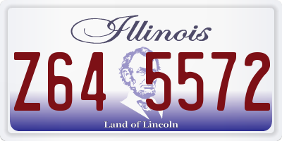 IL license plate Z645572