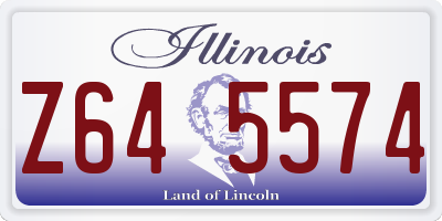 IL license plate Z645574