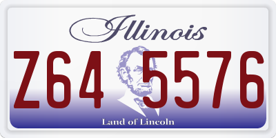 IL license plate Z645576