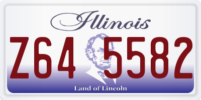 IL license plate Z645582