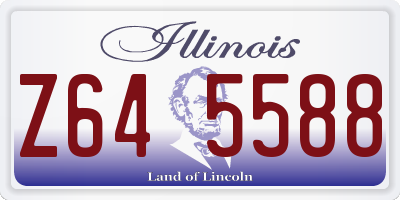 IL license plate Z645588
