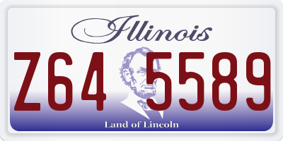 IL license plate Z645589