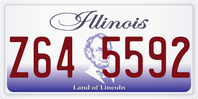IL license plate Z645592